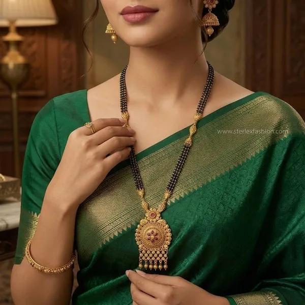 Antique_Floral_Mangalsutra_Set