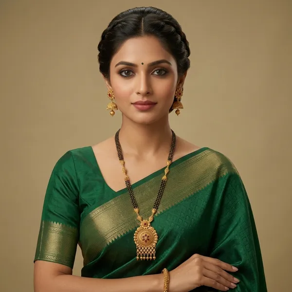 Antique_Floral_Mangalsutra_Set
