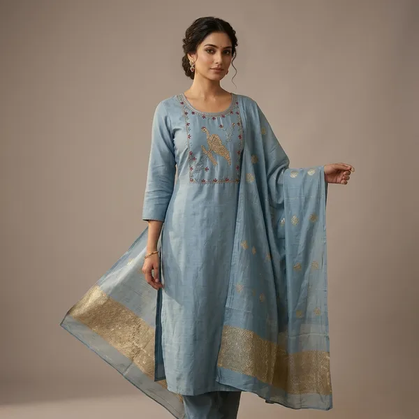 Elegant_Gray_Embroidered_Suit_Set