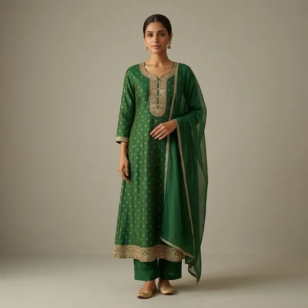 Emerald_Grace_Embroidered_Cotton_Anarkali_Suit_Set
