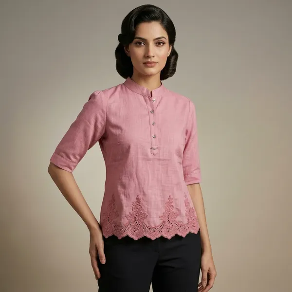 Classic_Kurti_Top_Pink
