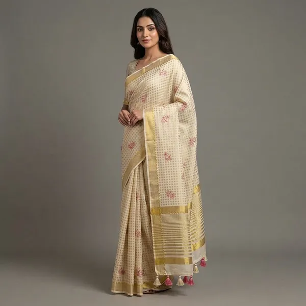 Kasavu_Saree_Off_White_And_Gold