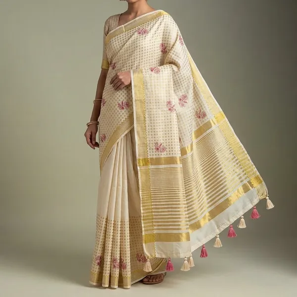 Kasavu_Saree_Off_White_And_Gold