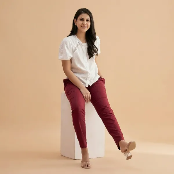 Straight_Fit_Pants_Maroon