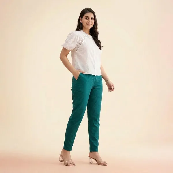 Straight_Fit_Pants_Green