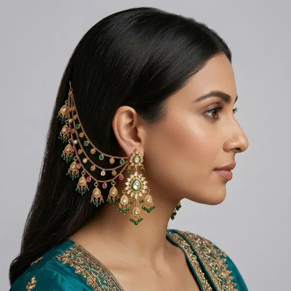Nyra_Kundan_Ear_Chain