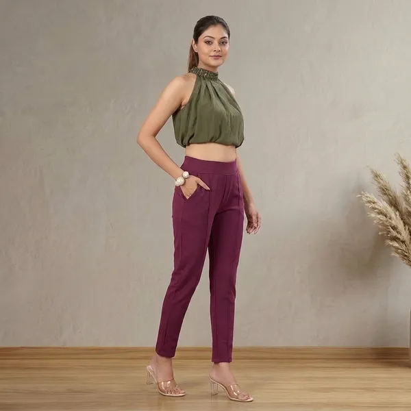 High_Rise_Straight_Fit_Trousers_Maroon