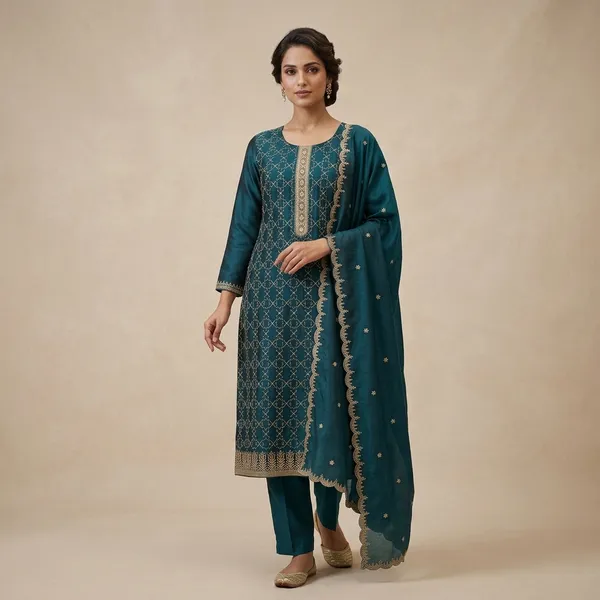 Aarini_Teal_Suit_Set_With_Dupatta