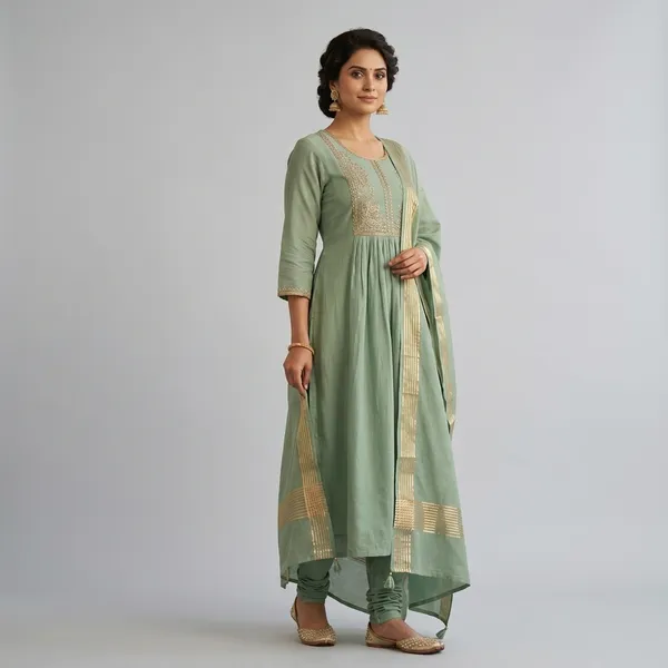 Sage_Green_Embroidered_Anarkali_Suit_Set_With_Dupatta