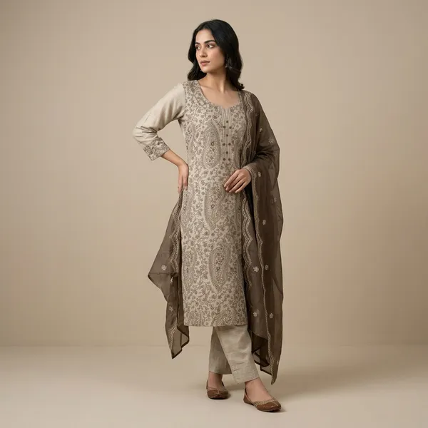 Meher_Taupe_Elegance_Set_With_Dupatta