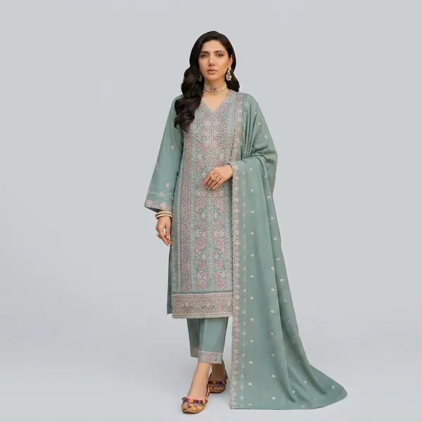 Gulnaar_Embroidered_Unstitched_Churidar_Suit_Set
