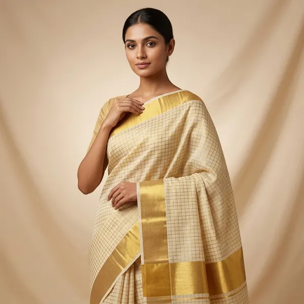 Svarna_Checks_Kasavu_Saree
