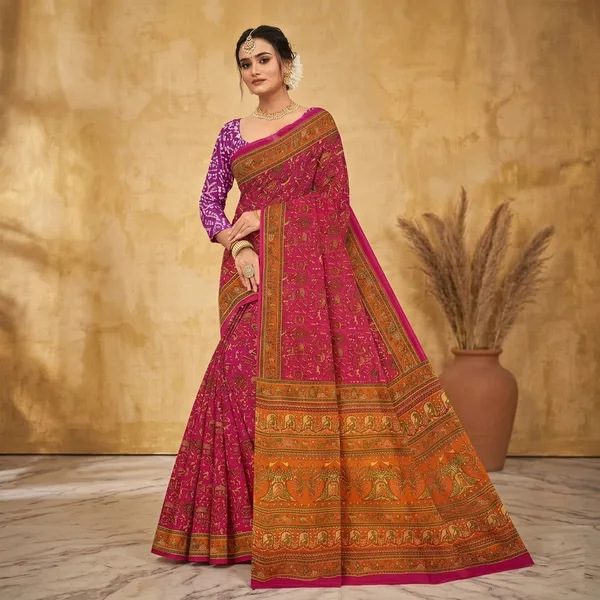 Varnika_Heritage_Kalamkari_Saree