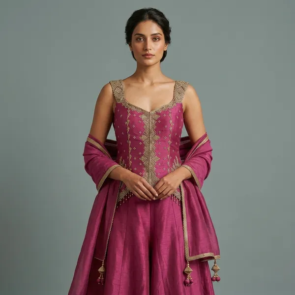 Zarmina_Fuchsia_Royale_Palazzo_Set