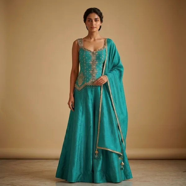 Zarmina_Turquoise_Royale_Lehenga_Set