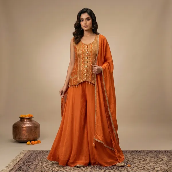 Zareen_Orange_Heritage_Palazzo_Ensemble