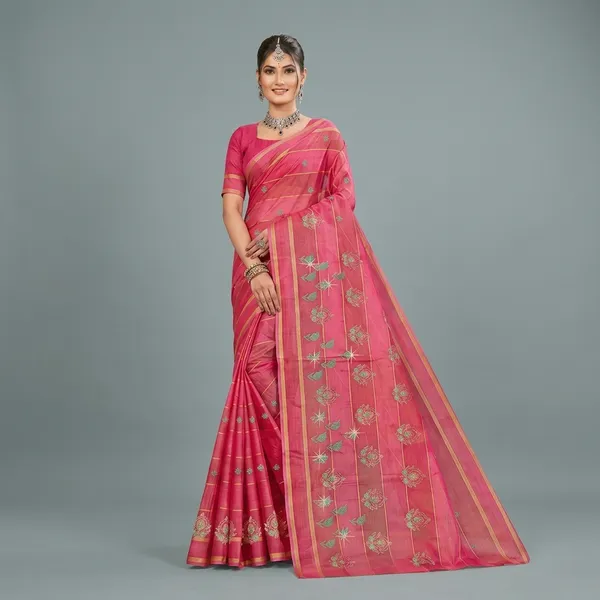 Noor_Vastra_Roselle_Bloom_Saree