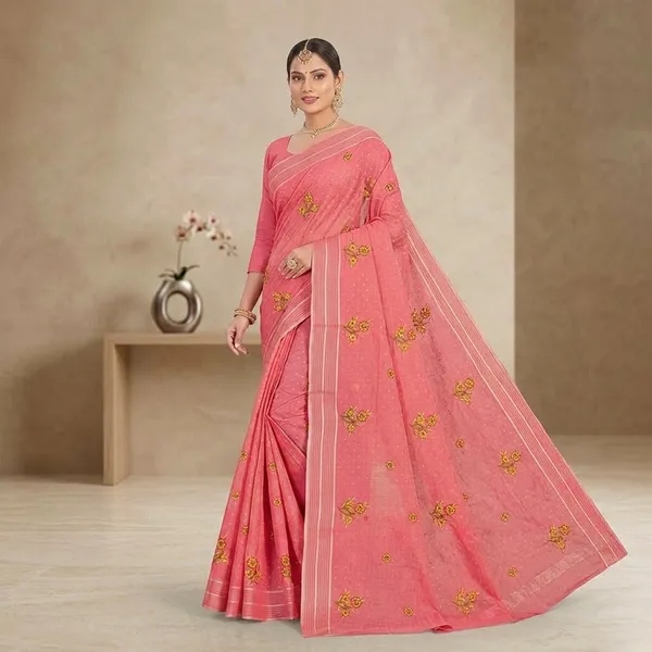 Noor_Vastra_Coral_Blossom_Saree
