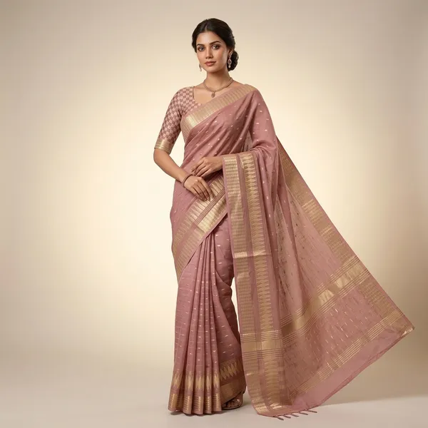 Rosewood_Rajsi_Weave_Saree