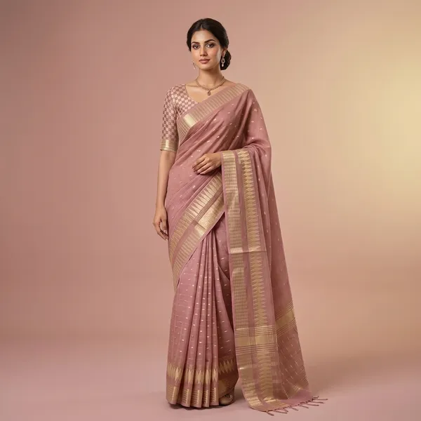 Rosewood_Rajsi_Weave_Saree