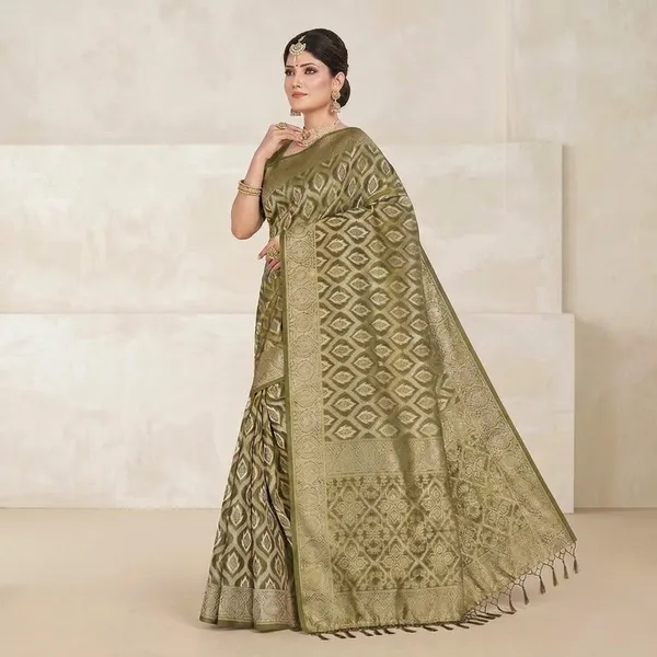 Sage_Noorika_Zari_Saree