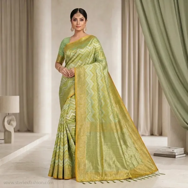 Harit_Kiran_Zari_Saree