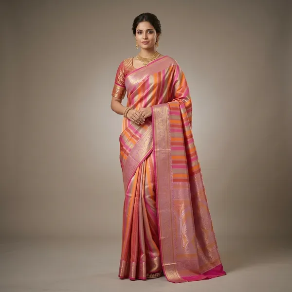 Rangrekha_Rani_Zari_Saree