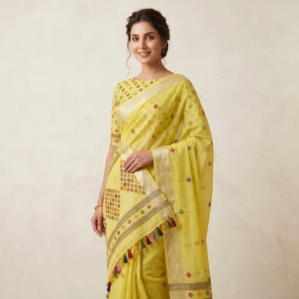 Sunshine_Rangika_Tassel_Zari_Saree