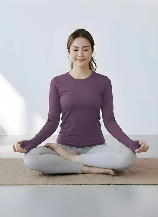 Purple_Lycra_Poly_Elastic_Wrap_Fit_Activewear_Top_For_Women