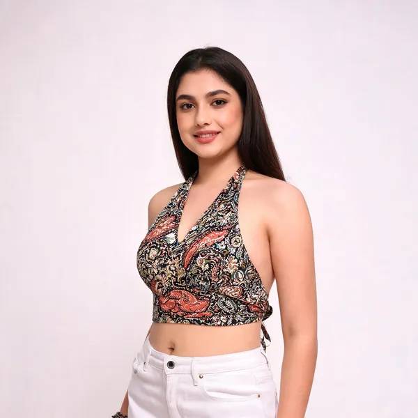 Multicolor_Soft_Silk_Regular_Fit_Halter_Crop_Top_For_Women