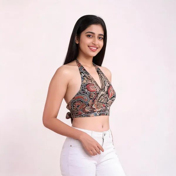 Multicolor_Soft_Silk_Regular_Fit_Halter_Crop_Top_For_Women