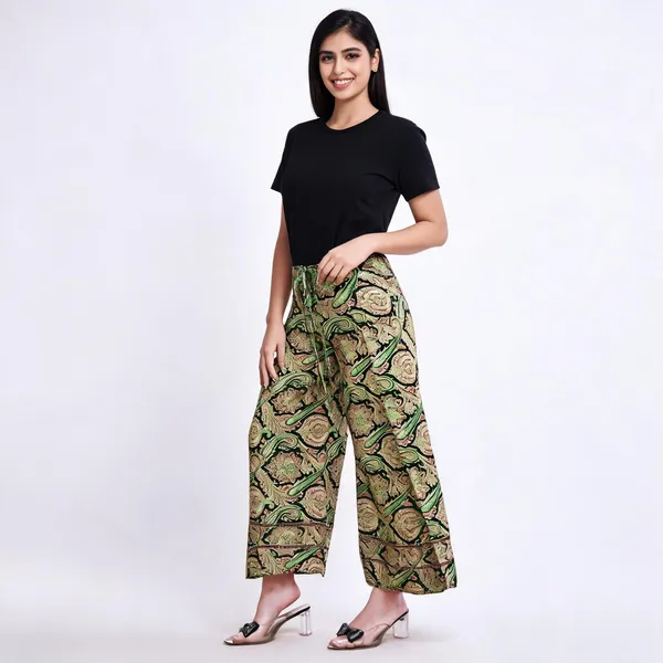 Petrol_Soft_Silk_Regular_Fit_Palazzo_Pants_For_Women