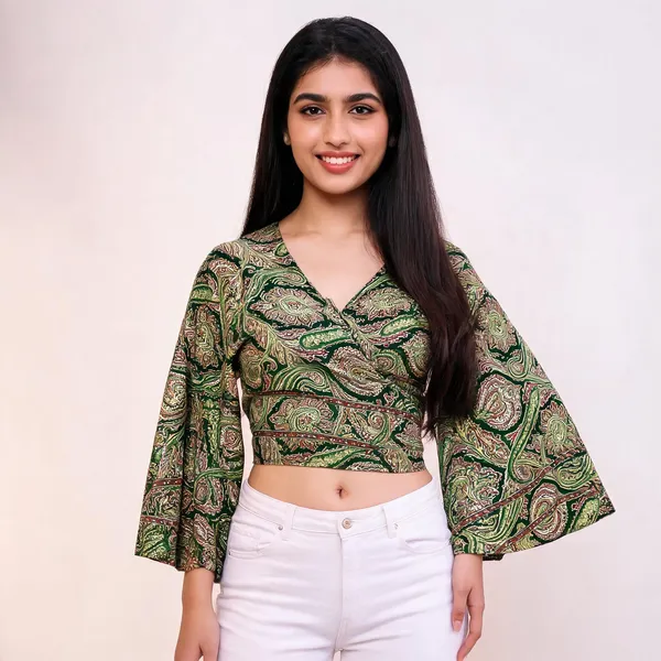 Rama_Soft_Silk_Wrap_Fit_Wrap_Crop_Top_For_Women