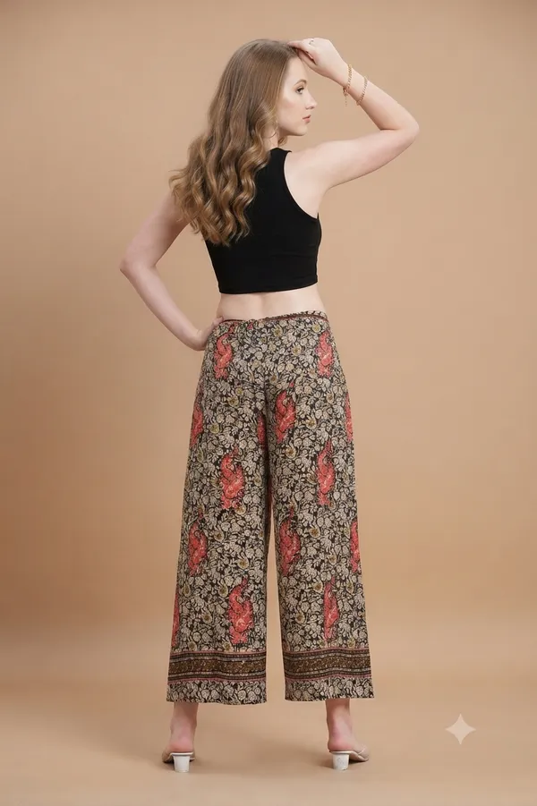 Multicolor_Soft_Silk_Wrap_Fit_Palazzo_Pants_For_Women