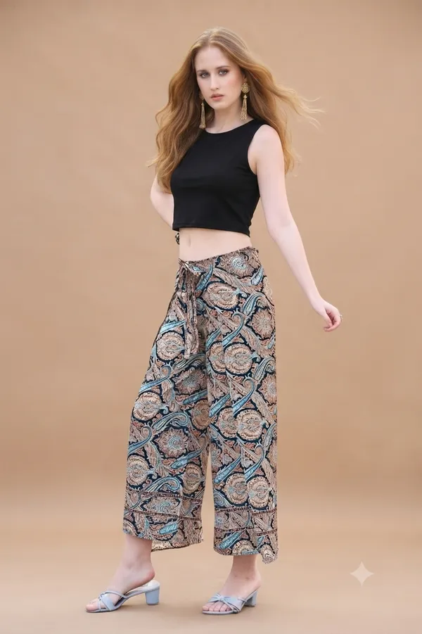 Multicolor_Soft_Silk_Wrap_Fit_Palazzo_Pants_For_Women