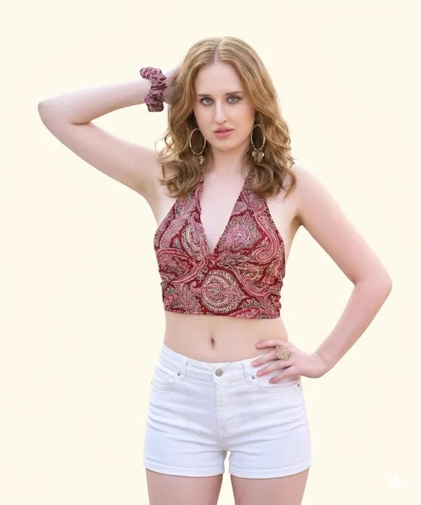 Multicolor_Soft_Silk_Wrap_Fit_Halter_Top_For_Women