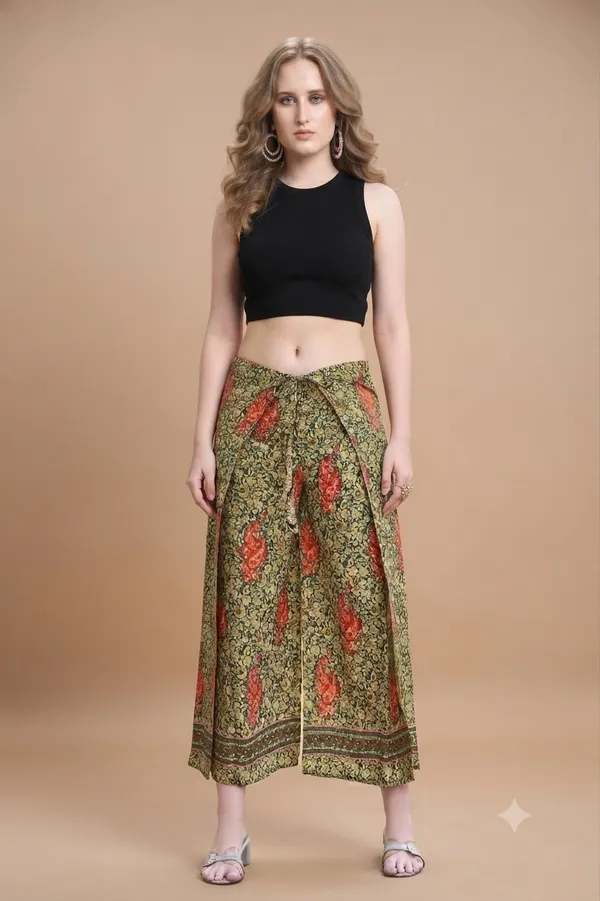 Rama_Soft_Silk_Wrap_Fit_Palazzo_Pants_For_Women