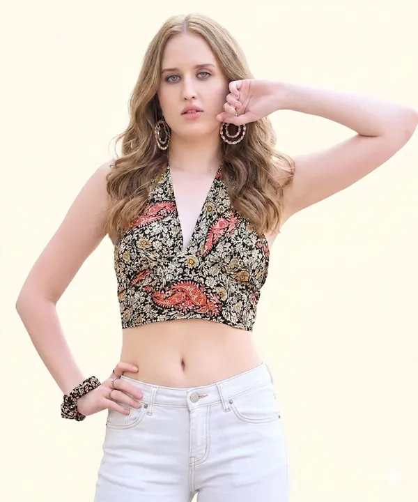 Multicolor_Soft_Silk_Regular_Fit_Halter_Crop_Top_For_Women
