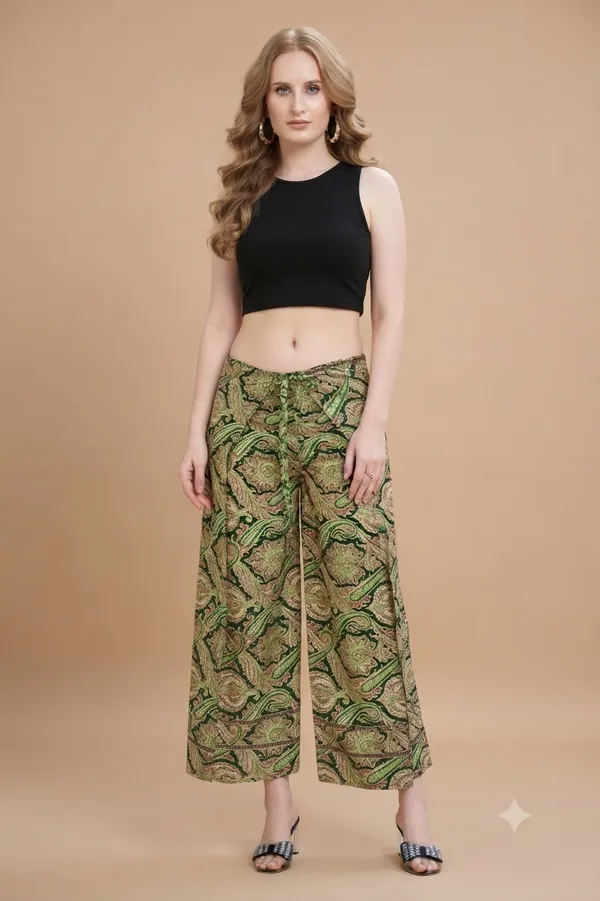 Petrol_Soft_Silk_Regular_Fit_Palazzo_Pants_For_Women