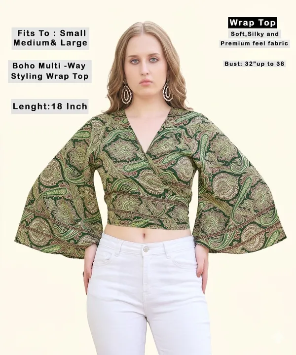 Rama_Soft_Silk_Wrap_Fit_Wrap_Crop_Top_For_Women
