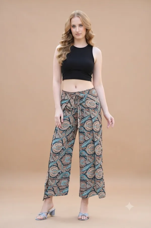 Multicolor_Soft_Silk_Wrap_Fit_Palazzo_Pants_For_Women