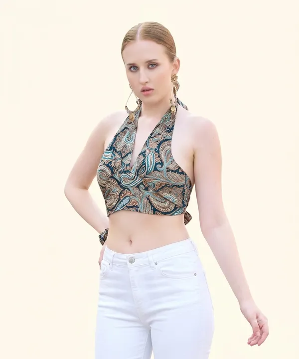 Multicolor_Soft_Silk_Regular_Fit_Halter_Crop_Top_For_Women