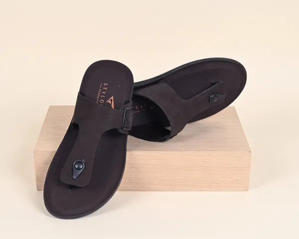 Dark_Purple_Synthetic_Leather_Sandal_For_Men
