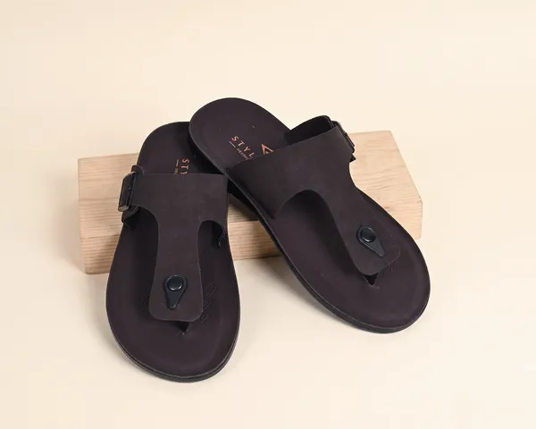 Dark_Purple_Synthetic_Leather_Sandal_For_Men