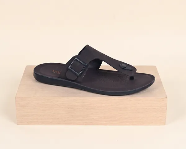 Dark_Purple_Synthetic_Leather_Sandal_For_Men