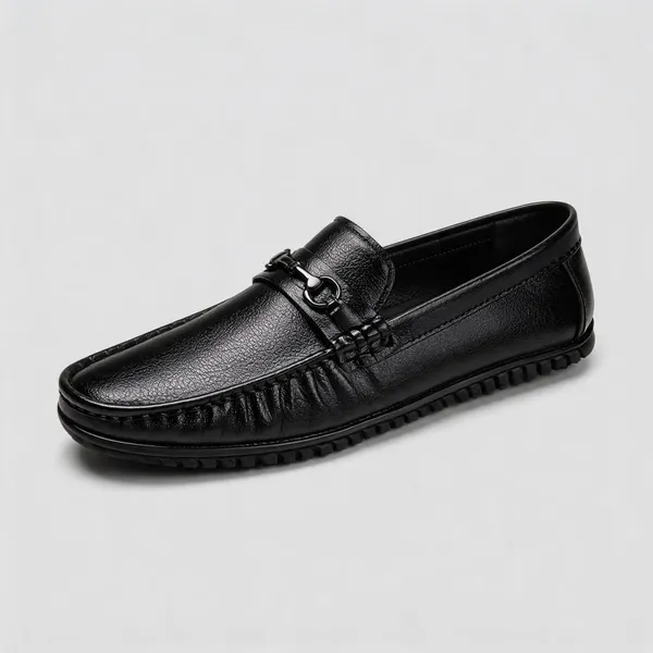 Black_Synthetic_Leather_Shoes_For_Men