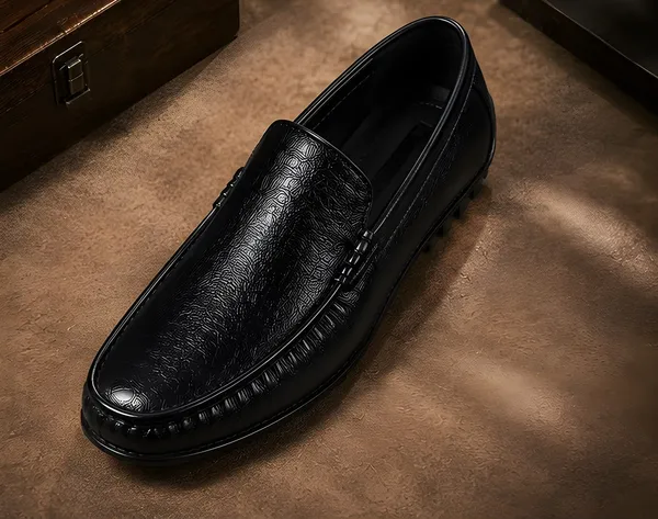Black_Synthetic_Leather_Shoes_For_Men