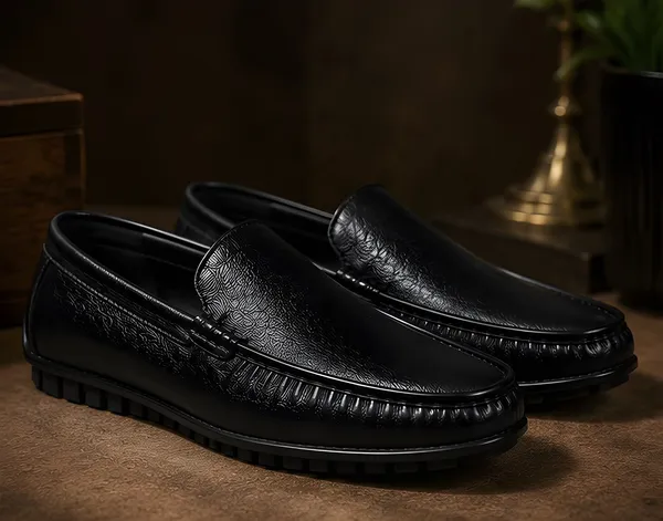 Black_Synthetic_Leather_Shoes_For_Men