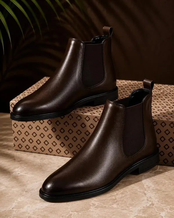 Brown_Synthetic_Leather_Shoes_For_Men