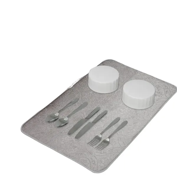 Grey_Premium_Velvet_Plain_Dish_Drying_Mats